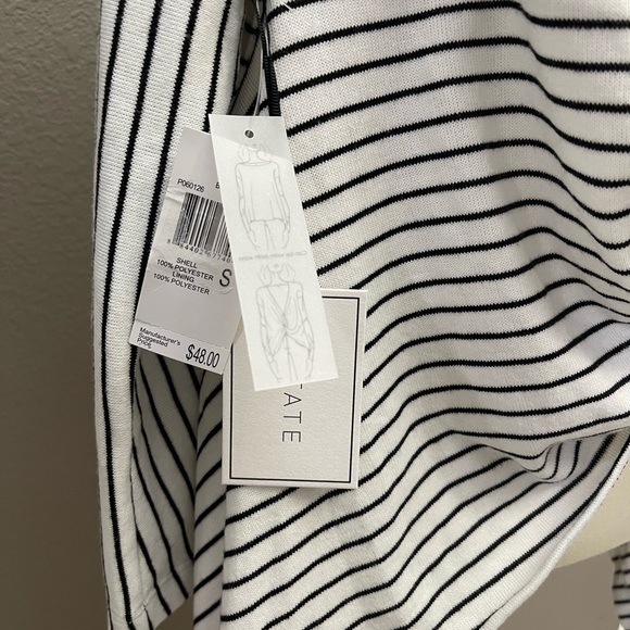 1. State Womens Soho Twist-back Striped Top New - Picture 7 of 12